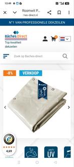 Dekzeil 4x4 meter nieuw, Ophalen of Verzenden, Nieuw, 15 m² of meer, Zeil