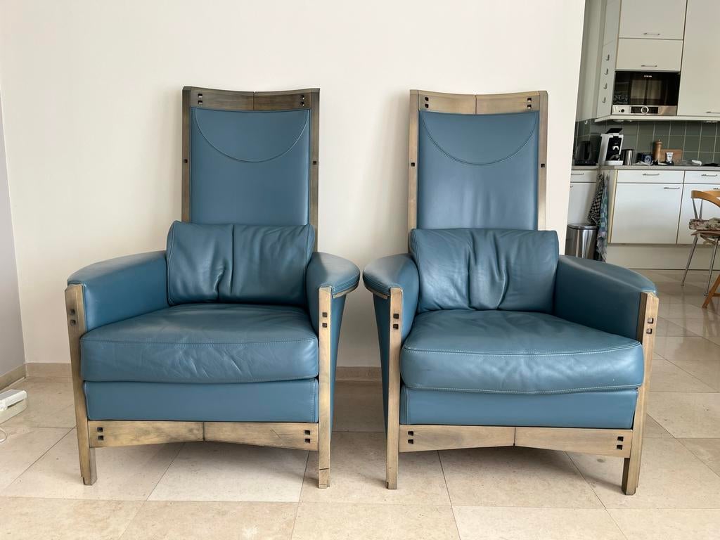 Giorgetti Fauteuils - Stijlvol en Comfortabel, Ophalen, Gebruikt, Minder dan 75 cm, 75 tot 100 cm