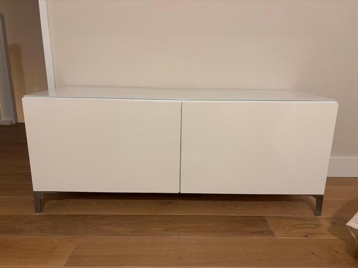 IKEA BESTA (wit), Huis en Inrichting, Kasten | Televisiemeubels, Zo goed als nieuw, Minder dan 100 cm, 100 tot 150 cm, 25 tot 50 cm