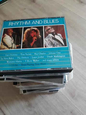 Johnny Otis, Ray Charles, T-Bone Walker-Rhythm and Blues 3cd beschikbaar voor biedingen