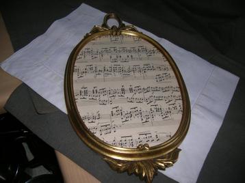 lijstje fotolijstje goudkleurig 34,5 x 19,5 cm. beschikbaar voor biedingen