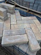 Restpartij longstones - 10m² - €16 per m², Klinkers, Ophalen of Verzenden, Zo goed als nieuw, 10 m² of meer