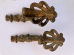 Antieke roede houders goud kleurig, Huis en Inrichting, Ophalen of Verzenden, Overige materialen, Minder dan 25 cm