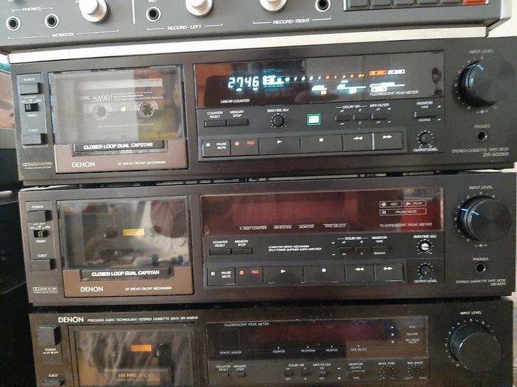Denon Cassettedeck DR-M33HX, Audio, Tv en Foto, Cassettedecks, Enkel, Denon, Tape counter, Ophalen