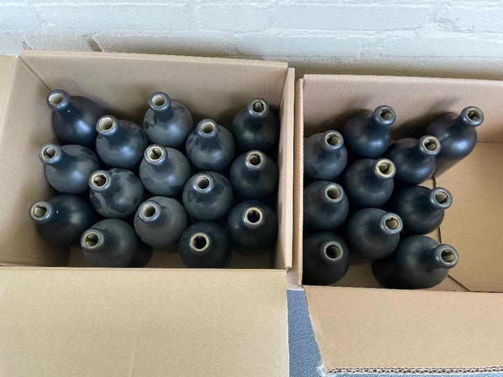 Stenen / keramische bier kruikjes, +- 40 stuks, Verzamelen, Biermerken, Gebruikt, Overige typen, Overige merken, Ophalen