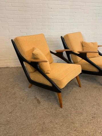 Bankstel geweldige lounge set by Sprij Spruij Holland 1950s. beschikbaar voor biedingen