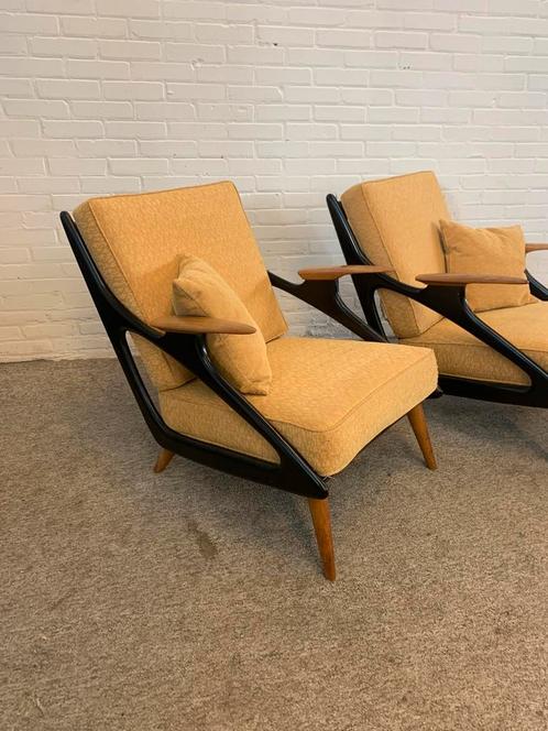 Bankstel geweldige lounge set by Sprij Spruij Holland 1950s., Huis en Inrichting, Banken | Bankstellen, Ophalen of Verzenden