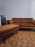 Tweezit bank met ottoman - ophalen, Ophalen, Zo goed als nieuw