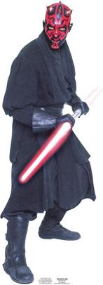 Star Wars Star Cutouts Darth Maul karton Lifesize, Verzamelen, Star Wars, Ophalen of Verzenden, Zo goed als nieuw, Actiefiguurtje