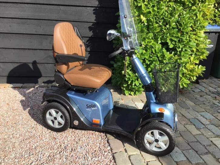 scootmobiel SOLO 4 wieler, Diversen, Brommobielen en Scootmobielen, Gebruikt, Life and Mobility, 36 t/m 45 km, 16 km/u of meer