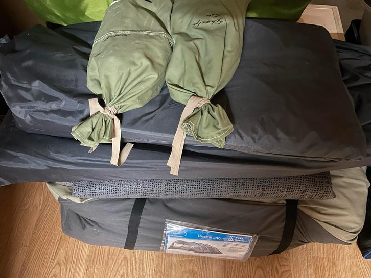 Bardani Locarno 330 Tent -  weg=weg voor 50 Euro!!, Caravans en Kamperen, Tenten, tot en met 4, Gebruikt, Ophalen