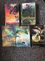 5 delen Harry Potter door J.K.Rowling, Gebruikt, Ophalen of Verzenden, Boek of Poster