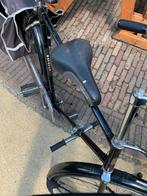 Fietsstoeltje voorop. Zadel met voetensteuntje op de stang, Ophalen, 15 t/m 36 kg, Voorzitje, Gebruikt
