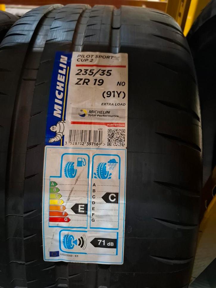 Michelin Pilot Sport Cup 2 - 235/35 ZR19 2stuks, Auto-onderdelen, Banden en Velgen, Band(en), Zomerbanden, 19 inch, 235 mm, Personenwagen