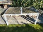 Tuintafel voor 4-6 personen, Tuin en Terras, Tuintafels, Ophalen of Verzenden, Gebruikt, Rechthoekig, Hout