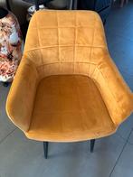 Leuk oker geel stoeltje met armleuning, Huis en Inrichting, Stoelen, Ophalen, Overige kleuren, Zo goed als nieuw, Eén