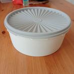 Vintage Tupperware koekjes trommel, Ophalen of Verzenden, Gebruikt, Crème, Schaal