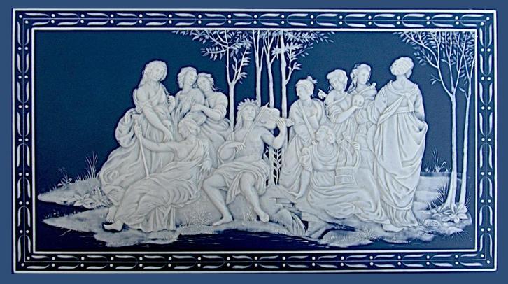 Tegelplaat (relief) Villeroy & Boch 1979 (125), Antiek en Kunst, Antiek | Keramiek en Aardewerk, Ophalen of Verzenden