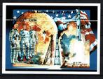 guyana pf blok apollo11 ruimtevaart space, Ophalen of Verzenden, Postfris, Overige thema's