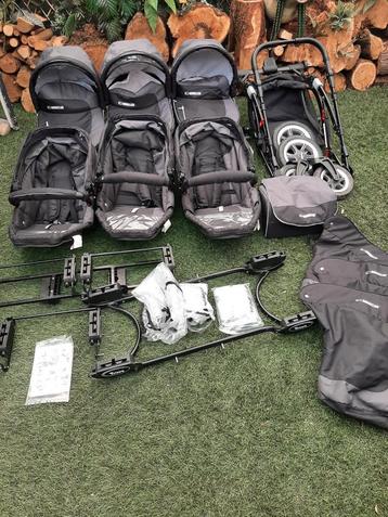 Trippy kinderwagen Drieling Tweeling Duo Mono  beschikbaar voor biedingen