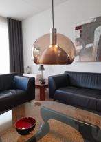 Vintage Dijkstra hangarmatuur, Huis en Inrichting, Lampen | Hanglampen, Ophalen of Verzenden, Zo goed als nieuw, Minder dan 50 cm