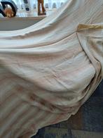 te koop enkele gordijnen  ingst  beige streep, Ophalen of Verzenden, Zo goed als nieuw, Beige, 200 cm of meer