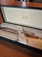 Cross pen 14karaat rolled gold, Verzamelen, Pennenverzamelingen, Balpen, Cross, Met doosje, Ophalen of Verzenden