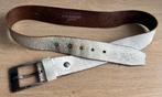 Chasin. Leren riem. 95 cm., Kleding | Heren, Riemen en Ceinturen, Chasin, 95 tot 105 cm, Ophalen of Verzenden, Wit