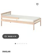 Sniglar peuterbed, 70 x 160, inclusief lattenbodem en matras, Ophalen, Gebruikt, 70 tot 85 cm, 140 tot 160 cm