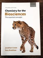 CHEMISTRY FOR THE BIOSCIENCES JONATHAN CROWE TONY BRADSHAW 2, Boeken, JONATHAN CROWE, Zo goed als nieuw, Gamma, Ophalen