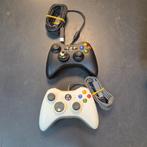 Xbox 360 Controller Wired Zwart en Wit, Spelcomputers en Games, Zo goed als nieuw