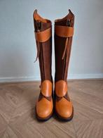 Antonias handgemaakte laarzen leer, Bruin, Ophalen of Verzenden, Zo goed als nieuw, Hoge laarzen