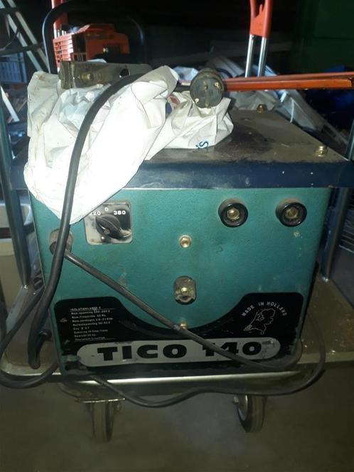 2 lasapperaat Tico 140 en Arcotex 13amp, Doe-het-zelf en Verbouw, Gereedschap | Lasapparaten, Gebruikt, Elektroden, Ophalen