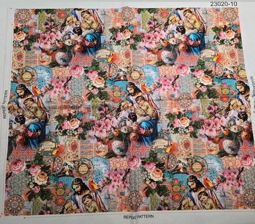 Stenzo canvas jezus in 2 kleuren, Hobby en Vrije tijd, Stoffen en Lappen, Nieuw, Overige materialen, 120 cm of meer, Ophalen of Verzenden