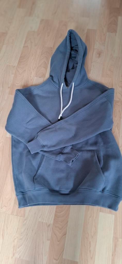 Te koop blauw/grijze hoody (oversized), Kleding | Dames, Overige Dameskleding, Gedragen, Ophalen of Verzenden