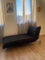 Mooi stijlvol bedbankje / slaapbankje, Ophalen, Zwart, 190 cm of minder, Zo goed als nieuw