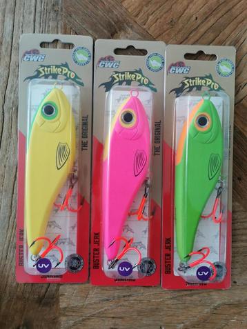 3x Strike pro buster jerk 15 cm zinkend  beschikbaar voor biedingen