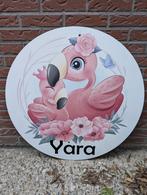 Geboortebord / ooievaar Flamingo, Ophalen, Nieuw