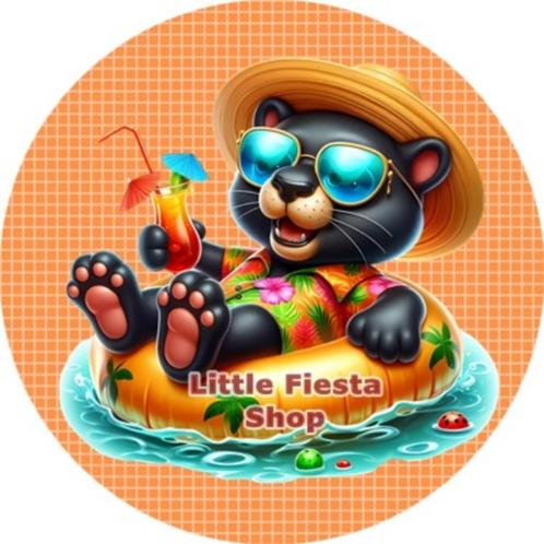 LF2313 icing frosting black panther 19cm eetbare taart print, Hobby en Vrije tijd, Taarten en Cupcakes maken, Nieuw, Versiering