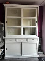 Kast met vitrinedeuren, Huis en Inrichting, Kasten | Buffetkasten, Ophalen, Zo goed als nieuw, 25 tot 50 cm