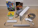 Complete Nintendo Wii met 2 Spellen, Spelcomputers en Games, Ophalen, Gebruikt, Met 1 controller, Met games