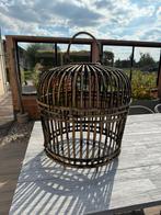 Lampenkap bamboo 54cm hanenmand, Huis en Inrichting, Ophalen, Hanenmand, Gebruikt, 50 tot 75 cm