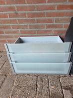 3x Inreda lades met melkglas frontjes, Ophalen, Gebruikt, Overige typen, Glas