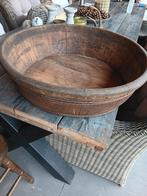 olijfbak, Huis en Inrichting, Woonaccessoires | Schalen en Manden, Ophalen, Gebruikt, Schaal, Rond
