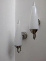Set van 2 wandlampen Massive '80 stijl van Ilu di Vetro, Huis en Inrichting, Ophalen of Verzenden, Zo goed als nieuw, Glas