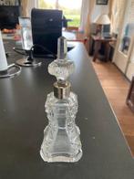Kristallen flesje met zilver, Antiek en Kunst, Ophalen of Verzenden