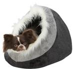 Hondenmand hondenhuisje iglo grijs met fluffy rand € 22,50, Dieren en Toebehoren, Ophalen of Verzenden, Sales@trixie.de, Www.trixie.de