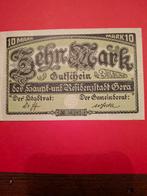 Duitsland 1919 - 10 Mark Geraen, Ophalen of Verzenden, Euro's
