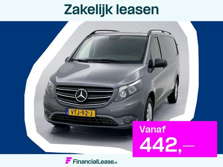 Mercedes-Benz Vito 110 CDI Lang Navigatie Achteruitrijcamera, Auto's, Bestelauto's, Bedrijf, Lease, Financial lease, ABS, Achteruitrijcamera