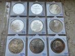 Prestigeset 9*50 gulden zilver beatix, Postzegels en Munten, Munten | Nederland, Ophalen of Verzenden, Koningin Beatrix, 50 gulden